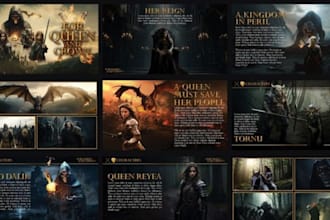 design film deck power point presentation movie poster tv series and documentary