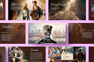 design film deck power point presentation for movie tv series and documentary