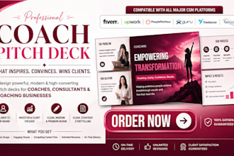 design coach pitch deck coaching business pitch deck consultant pitch deck