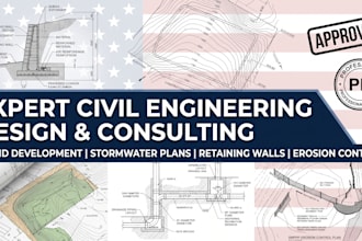retaining wall site grading and drainage plan swppp plan pennsylvania virginia