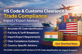 provide accurate hs code hts code customs tariff import duty tax