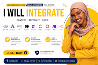 integrate zoho crm google ads wix typeform mixpanel clickup convertkit make, n8n