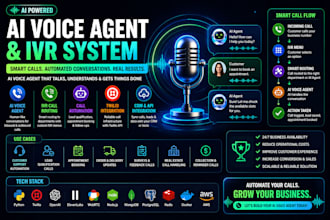 build ai voice agent, automated IVR system, ai b2b virtual concierge agent saas