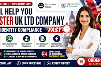 register UK ltd company hmrc identity compliance companies house fast