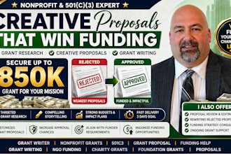 grant research, creative grant proposals grant writing, 501c3 nonprofit