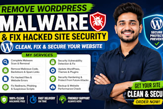 remove wordpress malware and fix hacked site security