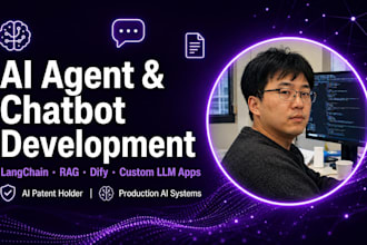 build ai agents and chatbots using langchain, dify, and rag