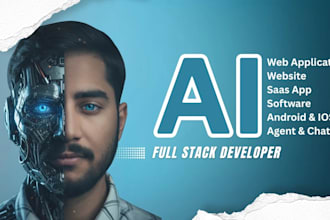 develop ai website, ai web application, ai saas app, ai app