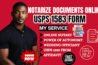 notarize legal document, usps 1583 form, online notary, florida notary public