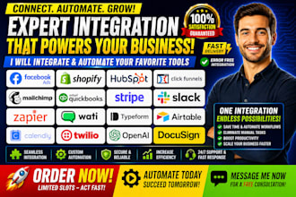 integrate facebook ads shopify hubspot clickfunnel quickbooks stripe wati zapier
