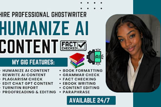 detect, edit, rewrite, humanize ai content, edit ebooks, offer zero plagiarism
