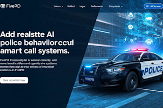 add realsitic ai police behavior and smart call system in fivepd