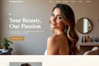 design hair salon website beauty salon spa website with online booking