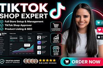 setup and manage tiktok shop fix tik tok shop, tiktok ads manager tik tok editor
