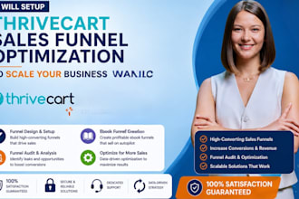 setup thrivecart sales funnel optimization funnelish ebook funnel audit samcart