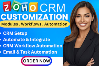 zoho CRM, campaigns, full automation system and zoho desk