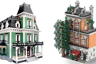 do 3d lego minifigure, car, moc, house, bike with xml partlist and instructions