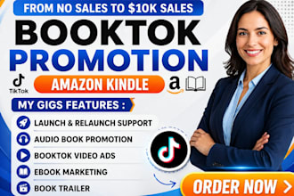 tiktok book promotion tik tok video ads amazon kdp ads content creator booktok