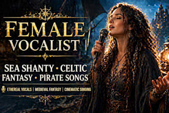 sing sea shanty, pirate chants, ethereal, celtic, folk, bard, tavern, fantasy
