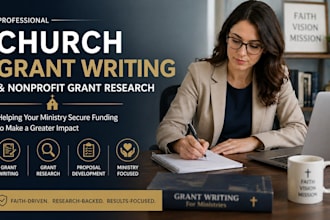 do professional church grant writing and nonprofit grant research