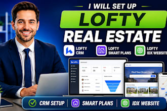 lofty crm, lofty smart plans, lofty real estate, lofty ai va, lofty idx website
