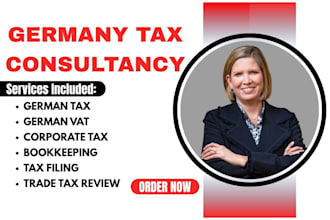 do german tax filing, vat return, bookkeeping, income tax, german vat