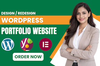 create portfolio website business website, or personal portfolio website