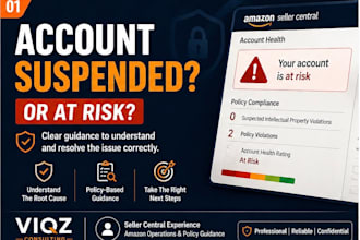 guide you to resolve amazon account health and suppression issues