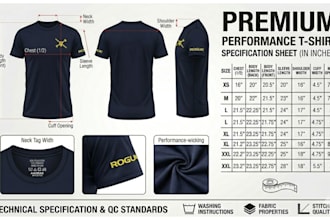 do tdc clothing tech pack streatwear menswear activewear as fashion tech pack