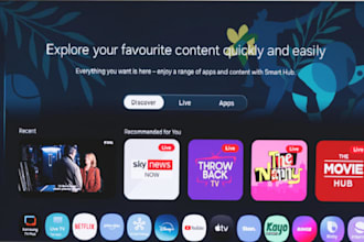 develop iptv app, smart iptv player, ott streaming app with API and admin panel