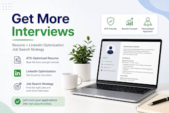 optimize your resume and linkedin to help you get hired