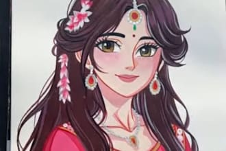 create beautiful hand drawing and sketches