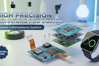 design high precision miniature pcb for wearable and biompedance systems