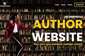 build wordpress author website to grow your reader fanbase, book author website