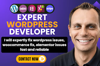 fix wordpress issues, woocommerce fix, elementor issues fast and reliable