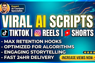 write viral ai scripts for youtube shorts, reels and tiktok