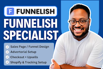 design funnelish sales page clone funnelish advertorial page funnelish checkout