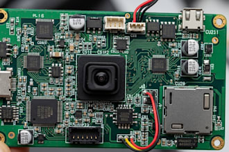 design low power dash cam pcb with full HD camera and fast boot
