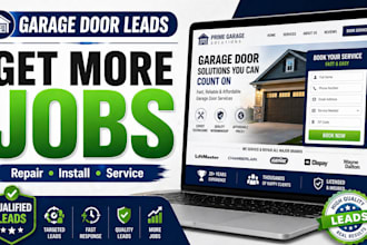 generate garage door repair, installation or garage service leads
