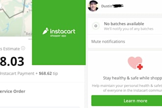 build instacart, doordash, uber, lyft, grubhub automation bot and delivery tool
