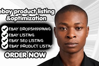 do ebay listing ebay product listing with optimization and ebay seo listing