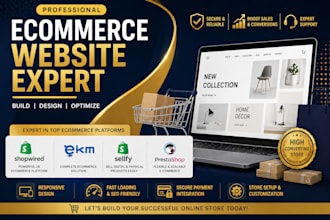 build and optimize your ecommerce storeshopwired ekm prestashop sellfy expert