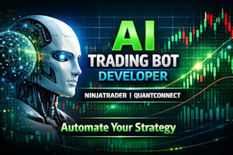 develop ai powered algorithmic trading bots for ninjatrader and quantconnect