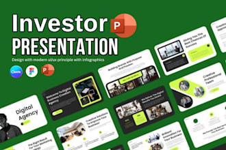business powerpoint presentation saas startup investor pitch deck