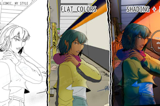 be your color artist for your comic, manga or projects