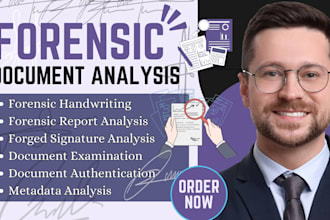 do forensic document analysis, forensic handwriting, metadata signature analysis