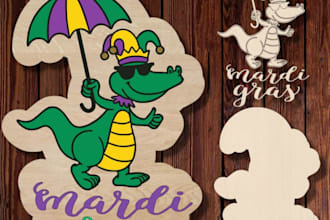 design high quality mascot alligator logo