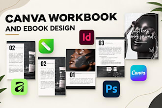 design editable canva workbook, redesign workbook, ebook formatting ebook design