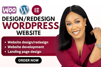 design or redesign wordpress blog website, wordpress website development