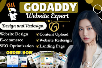 design godaddy website redesign godaddy website ecommerce godaddy expert builder